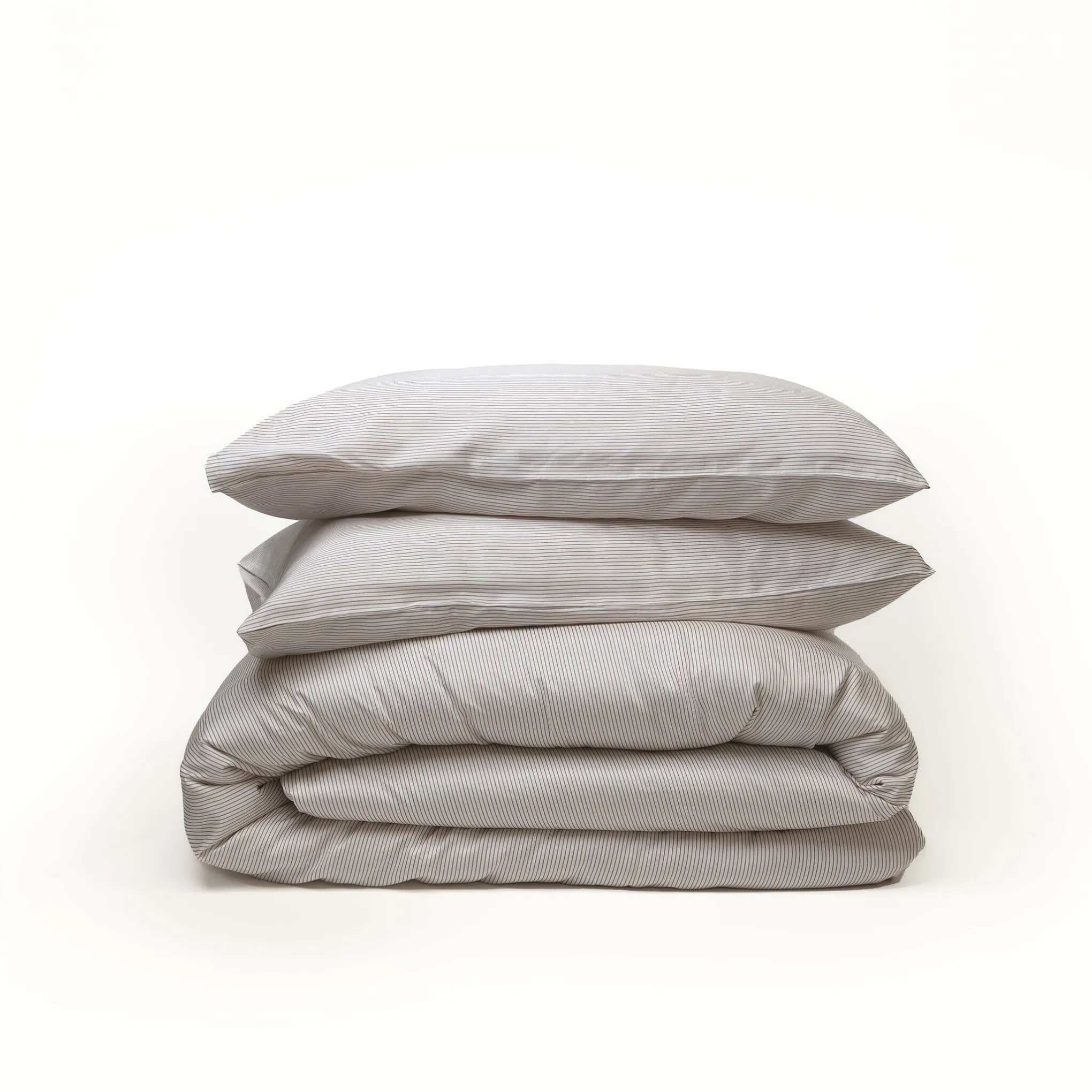 Bamboo Quilt Cover – Mocha Stripe Bamboo Quilt Cover – Mocha Stripe