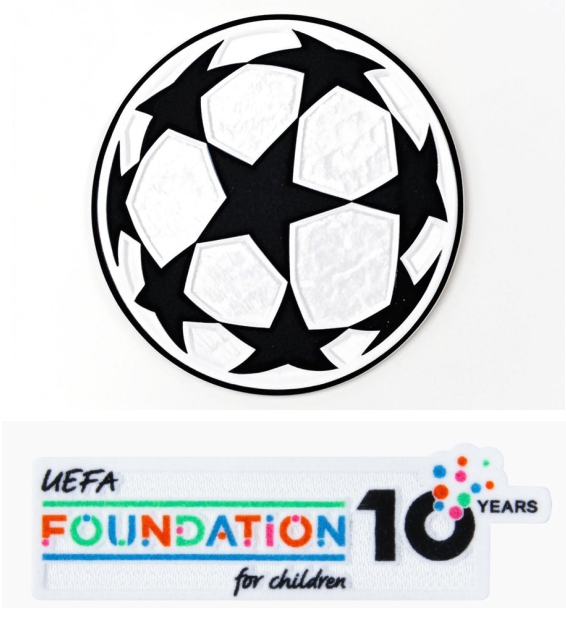 24/26 UCL & UEFA Foundation 10 Years Badge